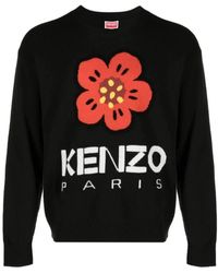 KENZO - Round-Neck Knitwear - Lyst