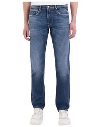 Replay - Texa denim hose medium blau - Lyst