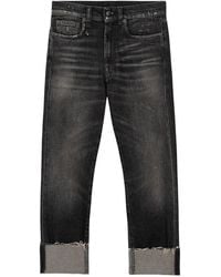 R13 - Cropped Jeans - Lyst