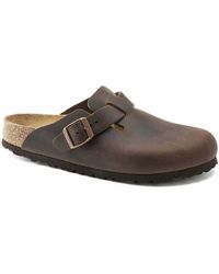 Birkenstock - Sandals Boston Oiled Leather - Lyst