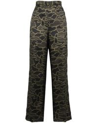 Aspesi - Wide Trousers - Lyst