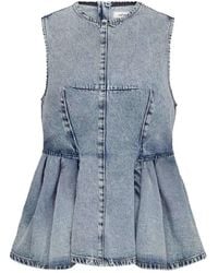 co'couture - Pancycc Denim Top - Lyst