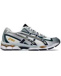 Asics - Retro Laufstil Cream/Midnight Sneakers - Lyst