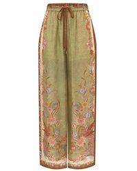 Zimmermann - Broeken ,Groen ,Indra Wijde Broek - Lyst