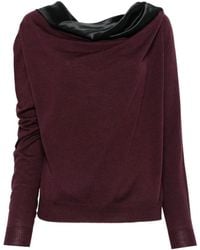 Alberta Ferretti - Round-Neck Knitwear - Lyst