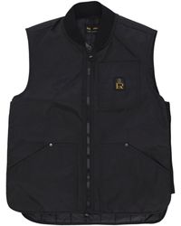 Refrigiwear - Jassen ,Zwart ,Nylon Zwarte Mouwloze Schokbestendige Nylonjas - Lyst