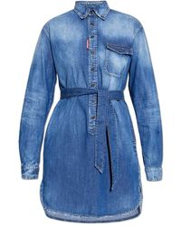 DSquared² - Denim Jurk - Lyst