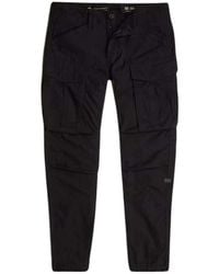 G-Star - Broeken ,Zwart ,Katoen Cargo 3D Regular Tapered Cuffed Pants - Lyst