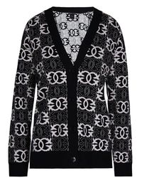 Pinko - Truien & Vesten ,Zwart ,Polyester Zwarte Trui Viscose Polyester Samenstelling - Lyst
