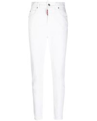 DSquared² - Women Clothing Jeans White Ss23 - Lyst