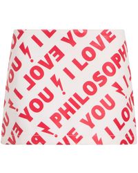 Philosophy Di Lorenzo Serafini - Short Skirts - Lyst