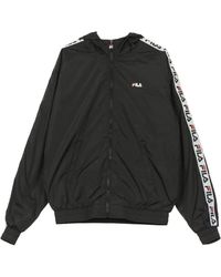 Fila - Coupe-Vent Tacey Noir Pour Hommes - Lyst