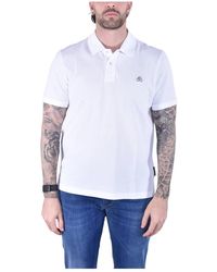 Moose Knuckles - Tops ,Wit ,Katoen Everett Polo - Lyst