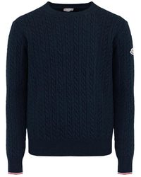 Moncler - Creweck pullover - Lyst