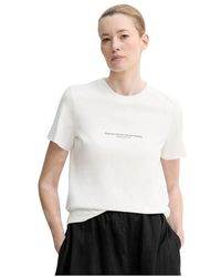 Isabelle Blanche - Tops ,Wit ,Katoen T-Shirt - Lyst