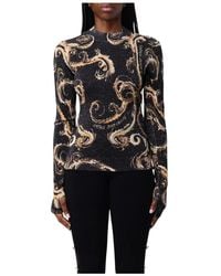 Versace Jeans Couture - Round-Neck Knitwear - Lyst