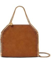 Stella McCartney - Braune Schultertasche Mit Kettenriemen - Lyst