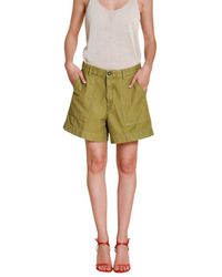 Mason's - Korte Broeken ,Groen ,Katoen Dallas Cargo Bermuda - Lyst