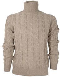 Cashmere Company - Maglione dolcevita slim fit in cashmere e lana per uomo - Lyst