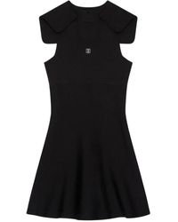 Givenchy - Wijdvallende Gebreide Mini Jurk - Lyst