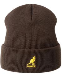 Kangol - Accessoires ,Bruin ,Acryl Allergy-Free Trui - Lyst