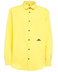 OAMC - Camicia a maniche lunghe kubler in giallo - Lyst