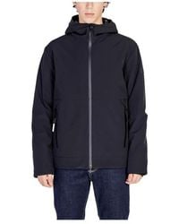 Peuterey - Zwarte Polyamide Jas Herfst/Winter Collectie - Lyst
