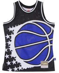 Mitchell & Ness - Fitness ,Veelkleurig ,Polyester Orlando Magic Basketbal Tanktop - Lyst