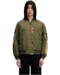A Bathing Ape - Shark Ma-1 Bomberjack - Lyst