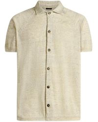 Kiton - Pure Linen Short-Sleeved Shirt - Lyst