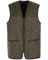 Barbour - Jassen ,Groen ,Nylon Polarquilt Zip-In Liner Vest - Lyst