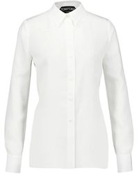 Tom Ford - Satijnen Zijden Overhemd - Lyst