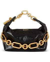Balmain - Mini-Tasche Sync Aus Kalbsleder - Lyst