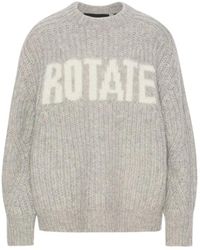 ROTATE BIRGER CHRISTENSEN - Round-Neck Knitwear - Lyst