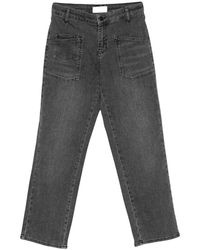 Five Jeans - Straight Fit Jeans - Lyst