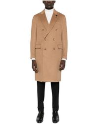 Lardini - Double-Breasted Coats - Lyst