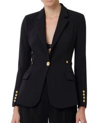 Elisabetta Franchi - Schwarze Jacken Für Frauen - Lyst