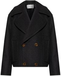 Lanvin - Wollen Jas - Lyst