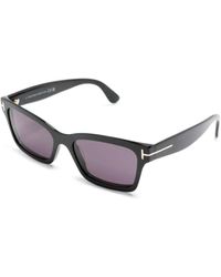 Tom Ford - Schwarze sonnenbrille mit zubehör - Lyst