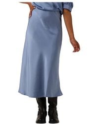 Neo Noir - Midi Skirts - Lyst