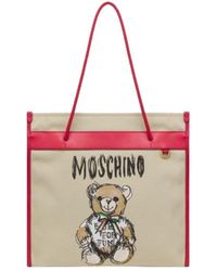 Moschino - Handtasche mit teddy bear print - Lyst