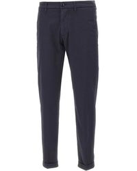 Re-hash - Broeken ,Blauw ,Katoen Mucha Chinos - Lyst