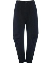 Bitte Kai Rand - Broeken ,Zwart ,Leer Tapered Broeken - Lyst