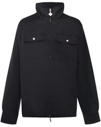 CASABLANCA - Jassen ,Zwart ,Katoen Wool Workwear Jacket - Lyst