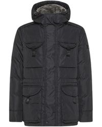 Peuterey - Elegante Winterjas Met Faux Fur Hood - Lyst