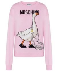 Moschino - Round-Neck Knitwear - Lyst
