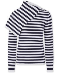 Rabanne - Truien & Vesten ,Blauw ,Wol Oversized Wollen Coltrui - Lyst