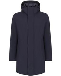 Montecore - Jassen ,Blauw ,Polyester Feather Padded Parka - Lyst
