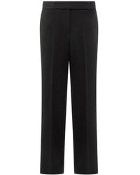 Michael Kors - Broeken ,Zwart ,Katoen Straight Leg Pants - Lyst