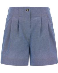Moncler - Denim Shorts - Lyst